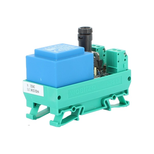 Woertz 45220C/2 Miniature Regulated Power Supply th 35 230v ac 24vdc